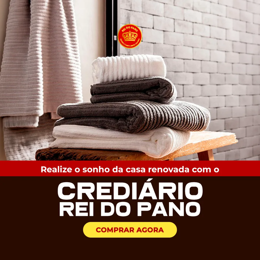 Anúncio do Crediário Rei do Pano