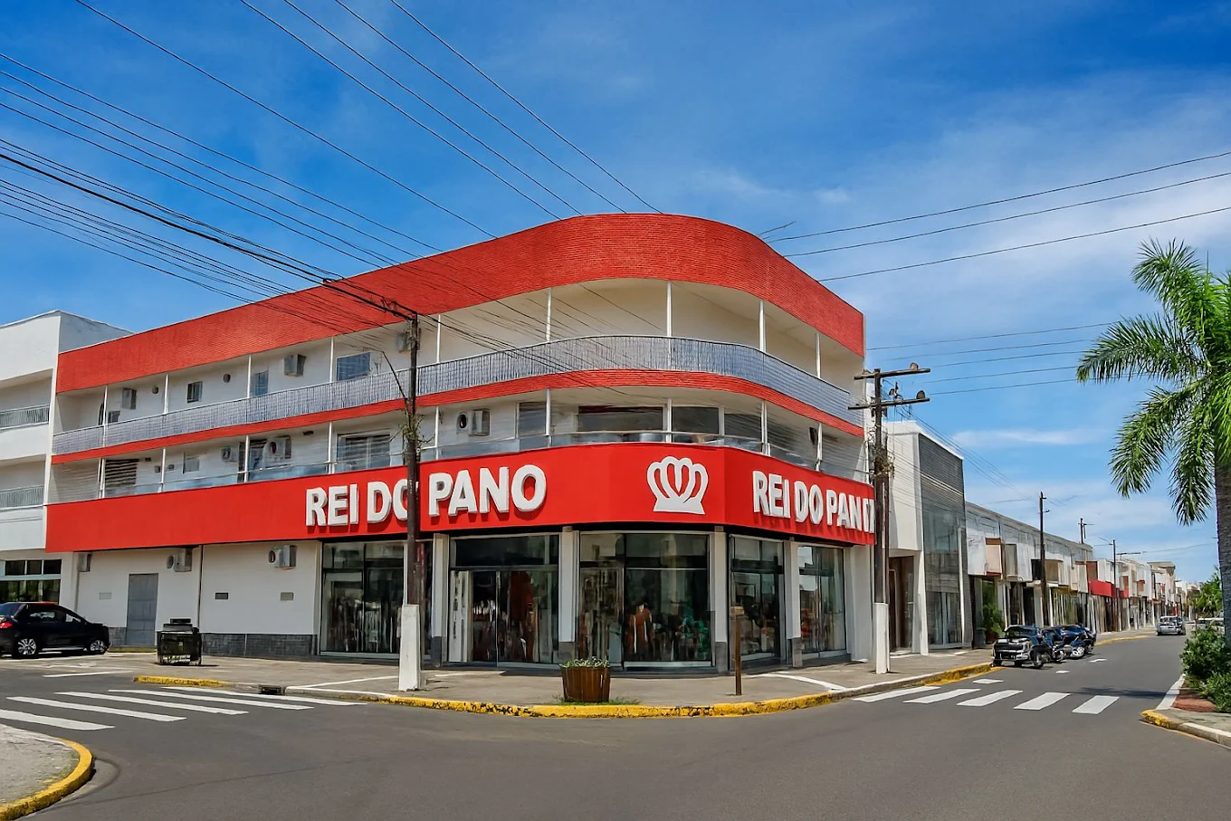 Fachada do Rei do Pano em Vilhena